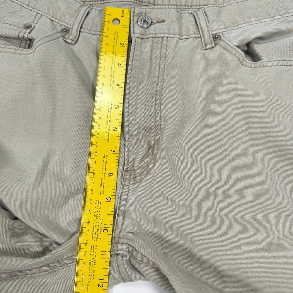 Levi's 559 Jeans Mens Tag 38x32 Fit 35x29 Tan Khaki Chino Relaxed Straight Pants